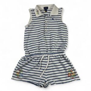Polo Ralph Lauren Girl's Sleeveless Floral Romper Size L(12-14)